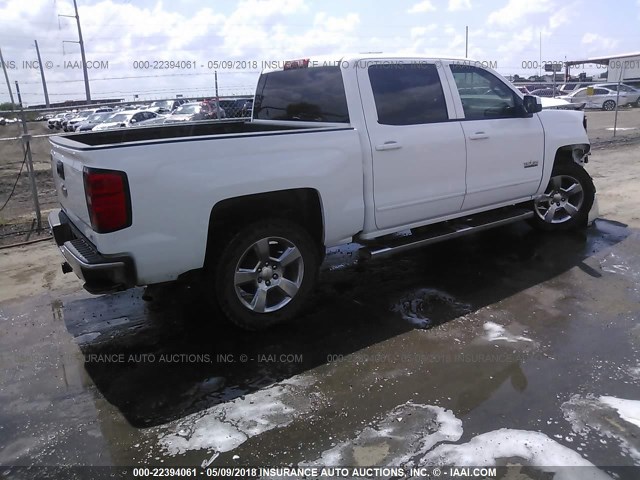 3GCPCREC5HG113219 - 2017 CHEVROLET SILVERADO C1500 LT WHITE photo 4