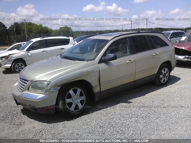2C4GM68475R280445 - 2005 CHRYSLER PACIFICA TOURING GOLD photo 2