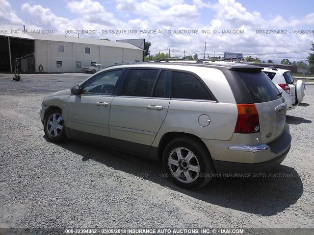 2C4GM68475R280445 - 2005 CHRYSLER PACIFICA TOURING GOLD photo 3