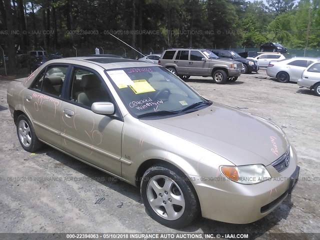 JM1BJ225610480394 - 2001 MAZDA PROTEGE LX/ES 金色 照片 1