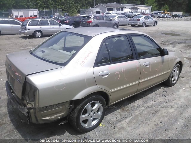 JM1BJ225610480394 - 2001 MAZDA PROTEGE LX/ES 金色 照片 4