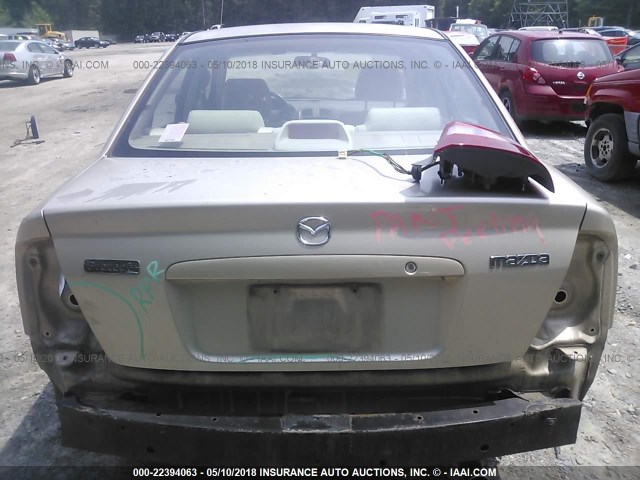 JM1BJ225610480394 - 2001 MAZDA PROTEGE LX/ES 金色 照片 6