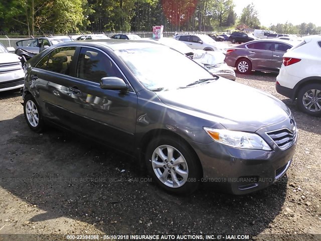 4T4BF3EK5BR101566 - 2011 TOYOTA CAMRY SE/LE/XLE GRAY photo 1