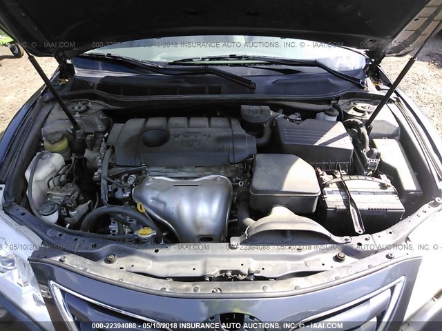 4T4BF3EK5BR101566 - 2011 TOYOTA CAMRY SE/LE/XLE GRAY photo 10