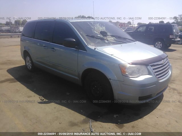 2A8HR44E69R614195 - 2009 CHRYSLER TOWN & COUNTRY LX BLUE photo 1