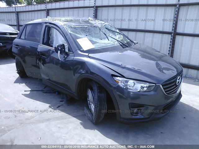 JM3KE2CY1G0630733 - 2016 MAZDA CX-5 TOURING GRAY photo 1