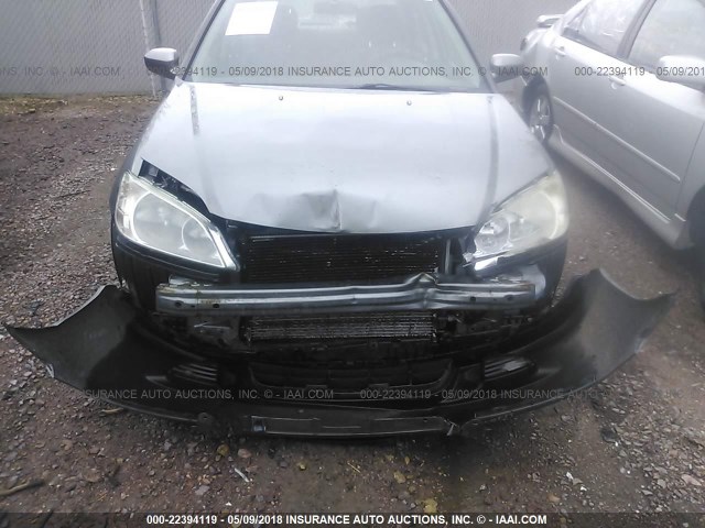 JHMES96674S012977 - 2004 HONDA CIVIC HYBRID GRAY photo 6