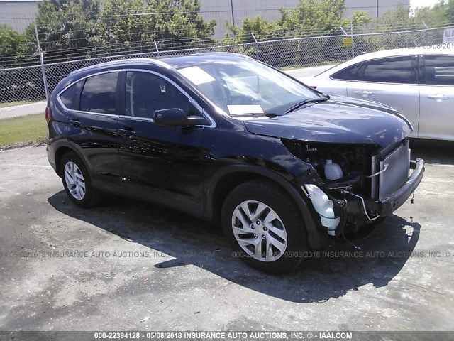 2HKRM3H72FH519836 - 2015 HONDA CR-V EXL BLACK photo 1