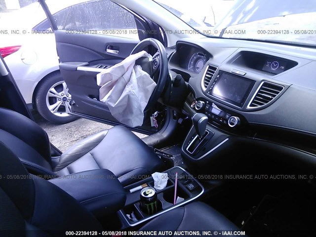 2HKRM3H72FH519836 - 2015 HONDA CR-V EXL BLACK photo 5
