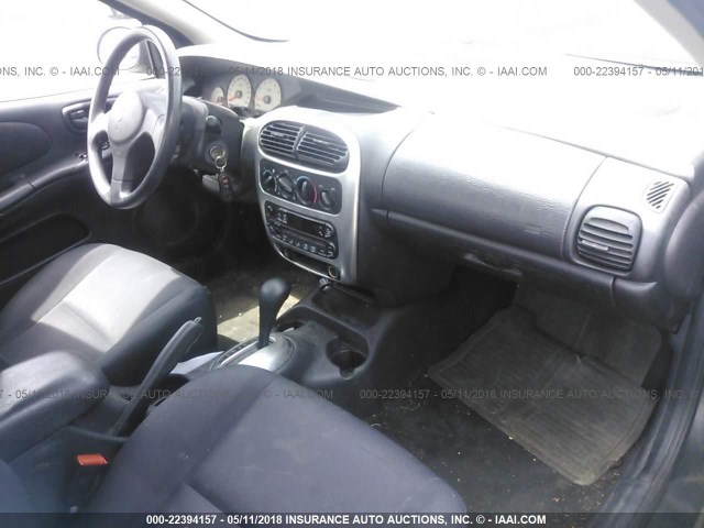 1B3ES56C23D166047 - 2003 DODGE NEON SXT GRAY photo 5