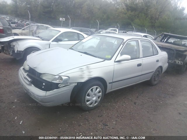 2T1BR12E2YC309239 - 2000 TOYOTA COROLLA VE/CE/LE GRAY photo 2