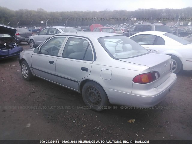 2T1BR12E2YC309239 - 2000 TOYOTA COROLLA VE/CE/LE GRAY photo 3