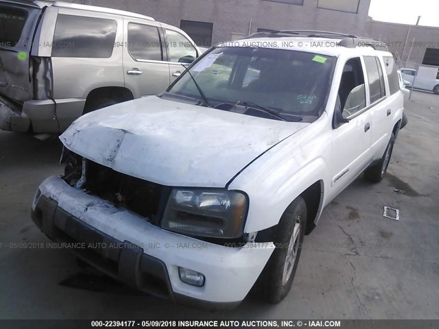 1GNES16S836168847 - 2003 CHEVROLET TRAILBLAZER EXT WHITE photo 2