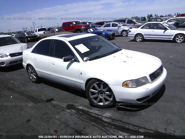 WAUED28D1XA001432 - 1999 AUDI A4 2.8 QUATTRO WHITE photo 1