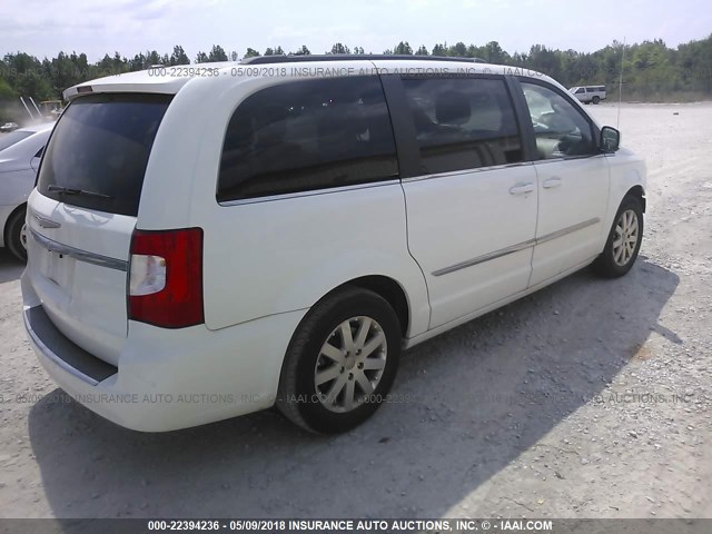 2C4RC1BG8ER442309 - 2014 CHRYSLER TOWN & COUNTRY TOURING WHITE photo 4