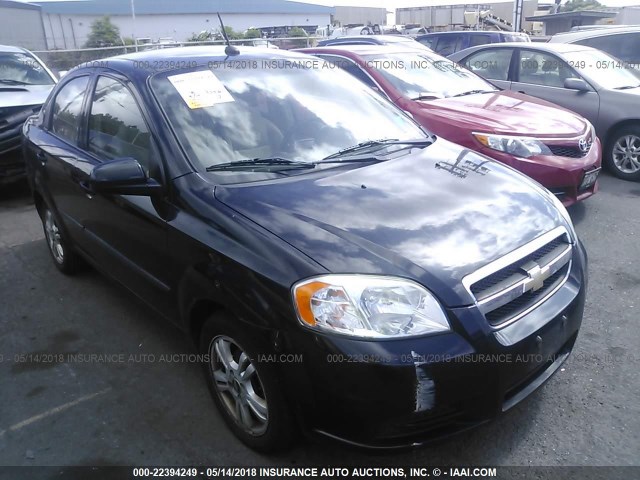 KL1TD5DEXBB188299 - 2011 CHEVROLET AVEO LS/LT 黑色 照片 1