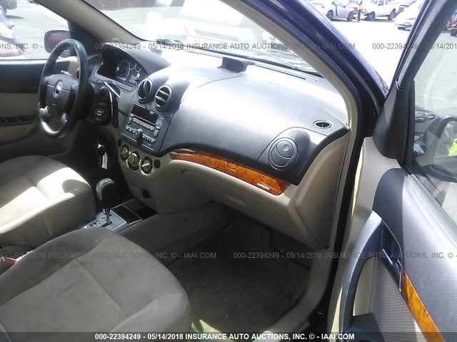 KL1TD5DEXBB188299 - 2011 CHEVROLET AVEO LS/LT 黑色 照片 5