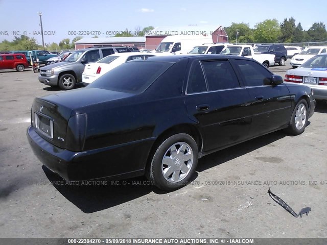 1G6KF57934U248771 - 2004 CADILLAC DEVILLE DTS BLACK photo 4