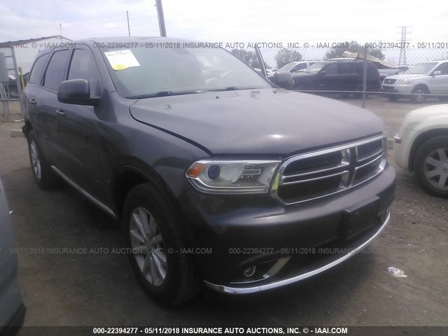 1C4RDJAG4EC345213 - 2014 DODGE DURANGO SXT GRAY photo 1