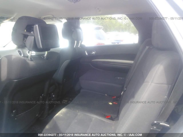 1C4RDJAG4EC345213 - 2014 DODGE DURANGO SXT GRAY photo 8