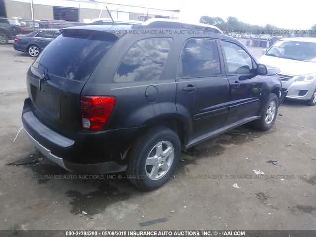 2CKDL63F976053964 - 2007 PONTIAC TORRENT BLACK photo 4