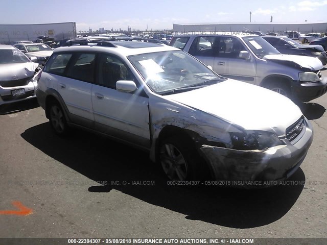 4S4BP86C254371547 - 2005 SUBARU LEGACY OUTBACK H6 R LL BEAN WHITE photo 1