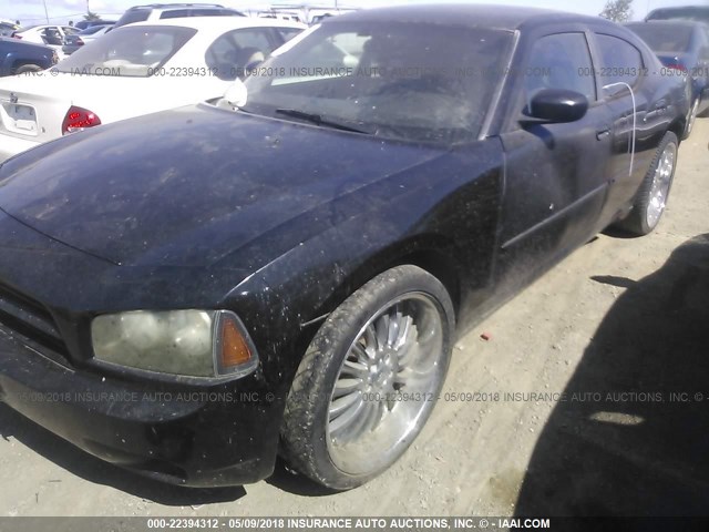 2B3KA43R56H393300 - 2006 DODGE CHARGER SE/SXT BLACK photo 6