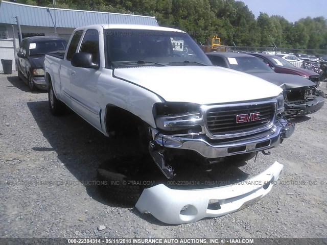 2GTEK19T741242510 - 2004 GMC NEW SIERRA K1500 WHITE photo 6