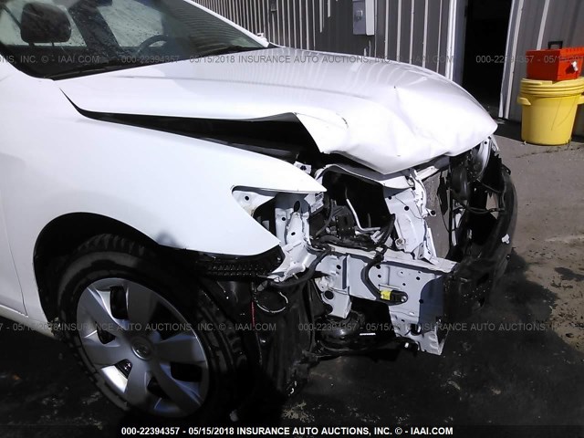 4T4BE46K09R109950 - 2009 TOYOTA CAMRY SE/LE/XLE WHITE photo 6