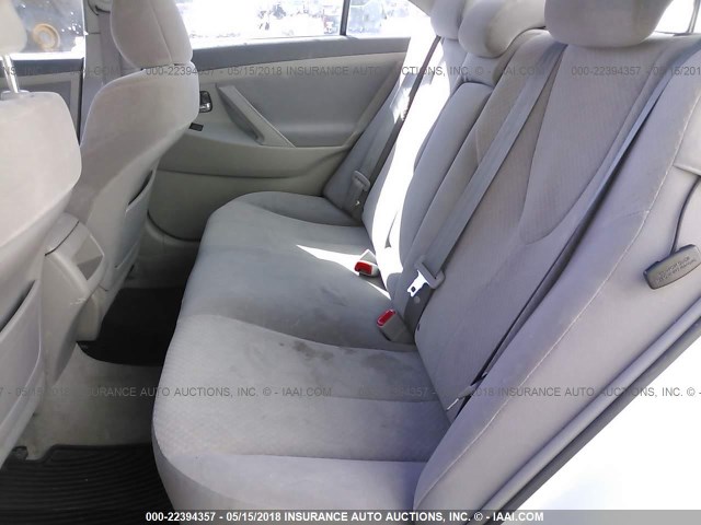 4T4BE46K09R109950 - 2009 TOYOTA CAMRY SE/LE/XLE WHITE photo 8