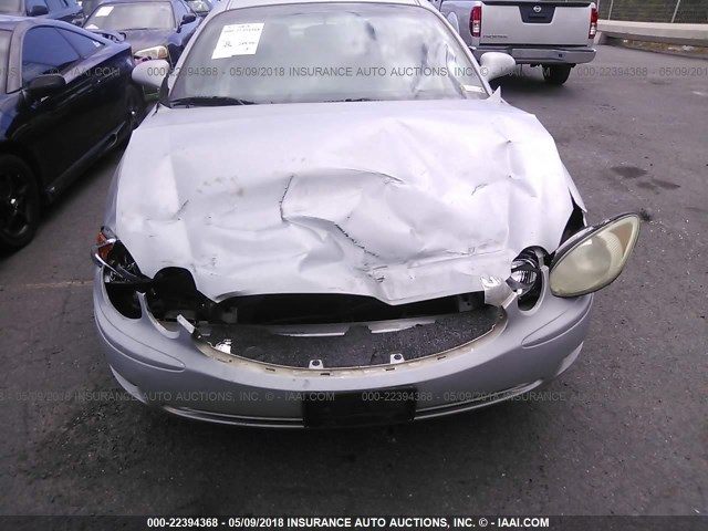 2G4WC532551308946 - 2005 BUICK LACROSSE CX SILVER photo 6