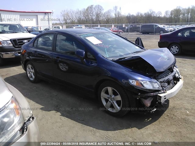 2HGFA1F65BH515374 - 2011 HONDA CIVIC LX-S 蓝色 照片 1