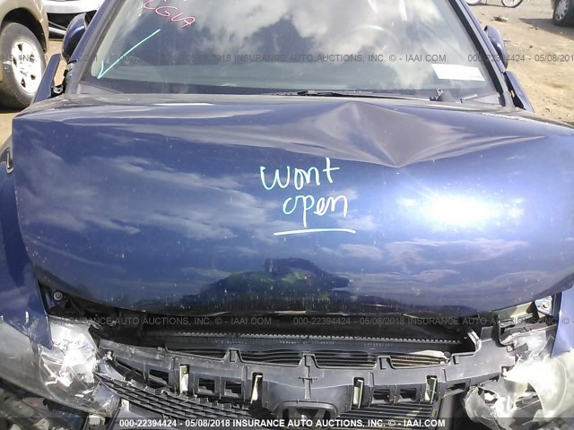 2HGFA1F65BH515374 - 2011 HONDA CIVIC LX-S 蓝色 照片 10