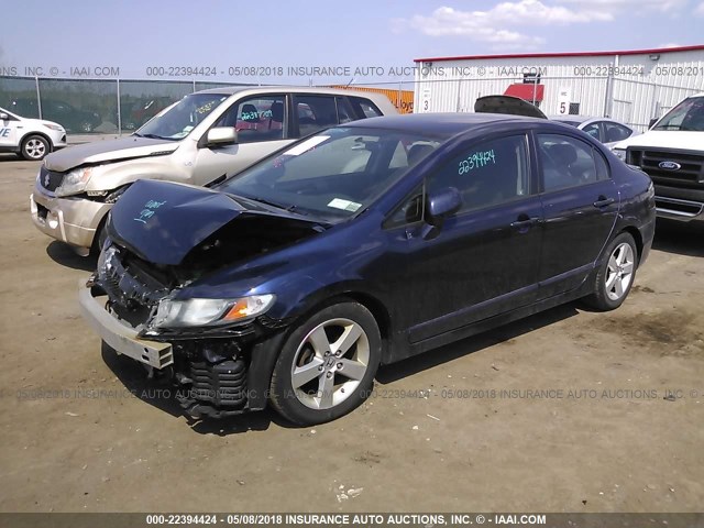 2HGFA1F65BH515374 - 2011 HONDA CIVIC LX-S BLUE photo 2