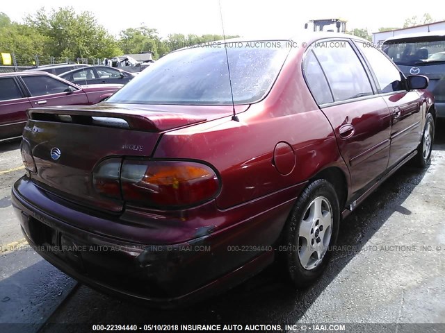 1G1NE52J83M578802 - 2003 CHEVROLET MALIBU LS 栗色 照片 4