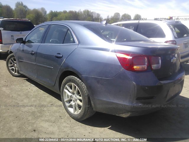 1G11C5SA0DF342185 - 2013 CHEVROLET MALIBU 1LT BLUE photo 3