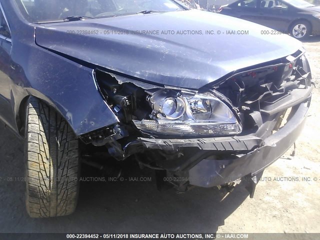 1G11C5SA0DF342185 - 2013 CHEVROLET MALIBU 1LT BLUE photo 6