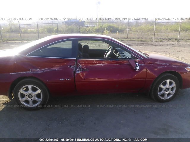 2T1CF22P21C512349 - 2001 TOYOTA CAMRY SOLARA SE/SLE წითელი ფოტო 6