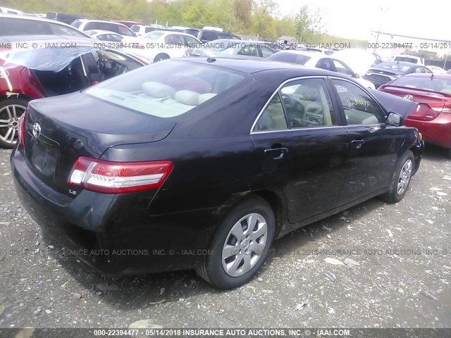 4T1BF3EK4AU536099 - 2010 TOYOTA CAMRY SE/LE/XLE 黑色 照片 4