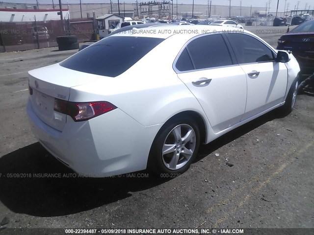 JH4CU2F64DC002717 - 2013 ACURA TSX TECH WHITE photo 4