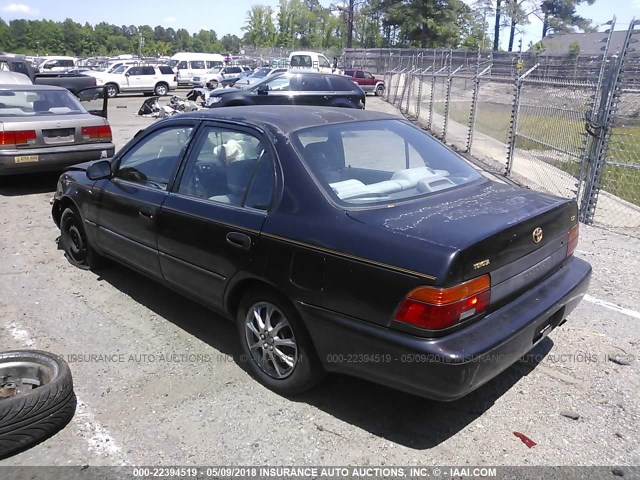 JT2AE09B7S0088020 - 1995 TOYOTA COROLLA LE/DX BLACK photo 3