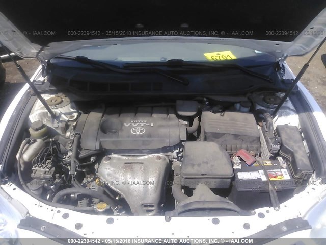 4T1BF3EK7AU546609 - 2010 TOYOTA CAMRY SE/LE/XLE 白色 照片 10