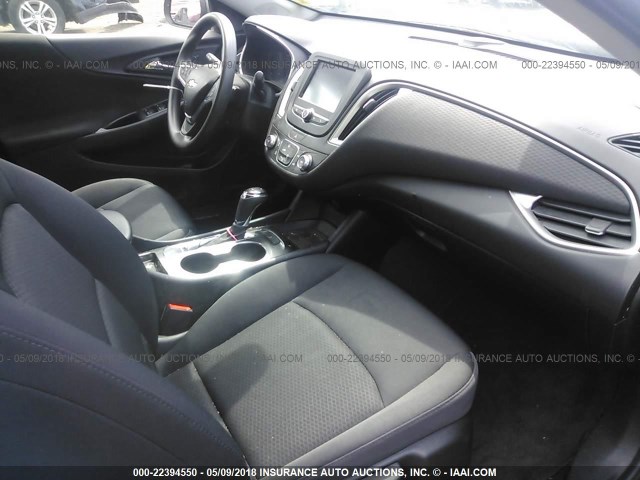 1G1ZB5ST0GF279102 - 2016 CHEVROLET MALIBU LS შავი ფოტო 5