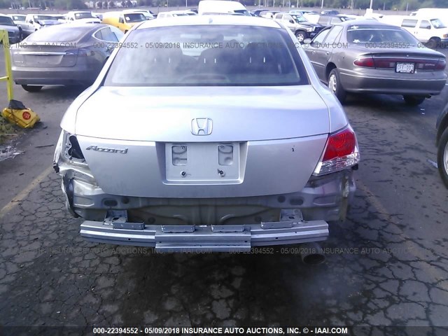 1HGCP26829A085708 - 2009 HONDA ACCORD EXL SILVER photo 6