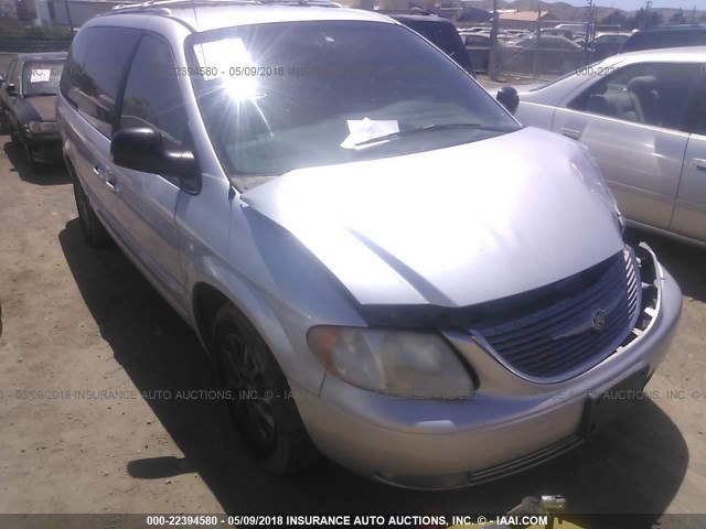 2C8GP64L21R150604 - 2001 CHRYSLER TOWN & COUNTRY LIMITED SILVER photo 1