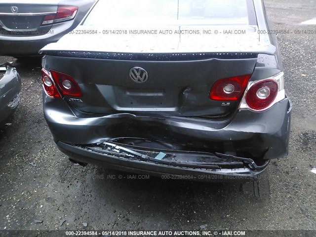 3VWEF71KX7M201079 - 2007 VOLKSWAGEN JETTA WOLFSBURG GRAY photo 6