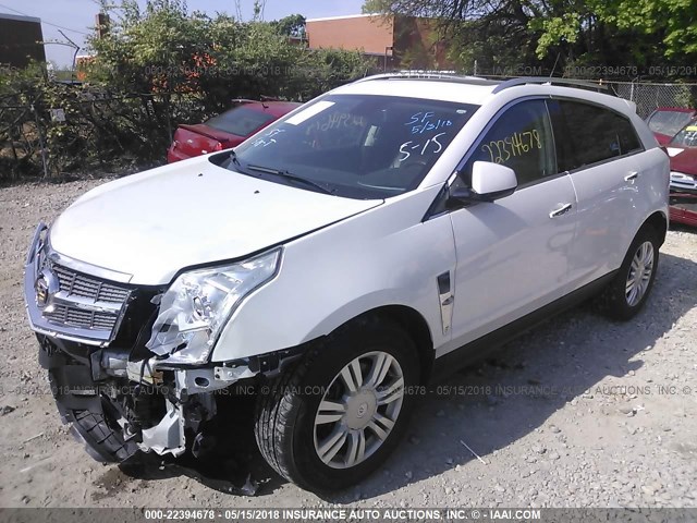 3GYFNDEY4AS634966 - 2010 CADILLAC SRX LUXURY COLLECTION WHITE photo 2