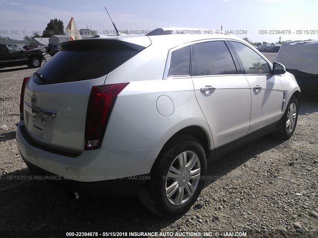 3GYFNDEY4AS634966 - 2010 CADILLAC SRX LUXURY COLLECTION WHITE photo 4