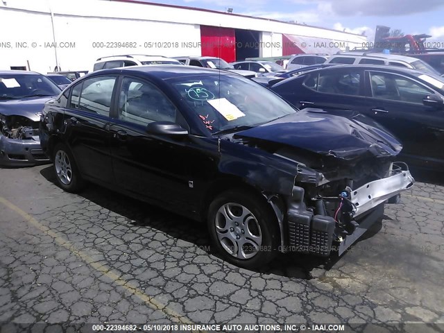 1G8AJ52F54Z212324 - 2004 SATURN ION LEVEL 2 BLACK photo 1