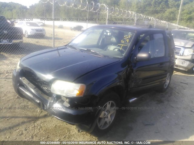 1FMCU04173KD90605 - 2003 FORD ESCAPE LIMITED BLACK photo 2